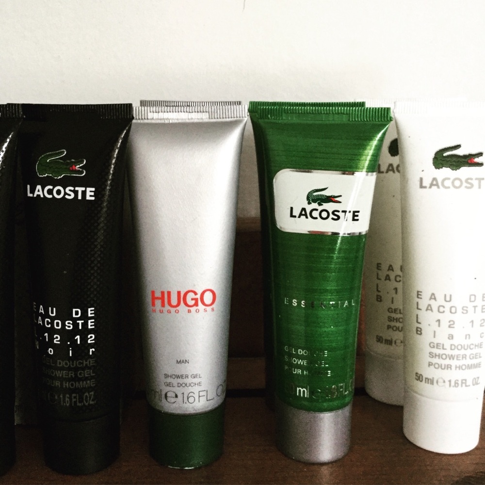 Lacoste and Hugo Boss Shower Gel